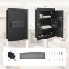 Digital Flat Recessed Wall Safe Security Lock Gun Cash Box