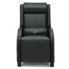 Massage Gaming Recliner Chair with Headrest and Adjustable Backrest for Home Theater