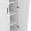 3-Door Shutter Wardrobe with shelves