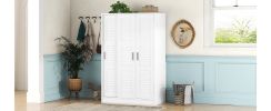 3-Door Shutter Wardrobe with shelves