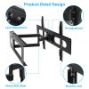 Full Motion TV Wall Mount Swivel Tilt TV Wall Rack Support 37-70' TV Wall Mount Max VESA Up To 600x400mm